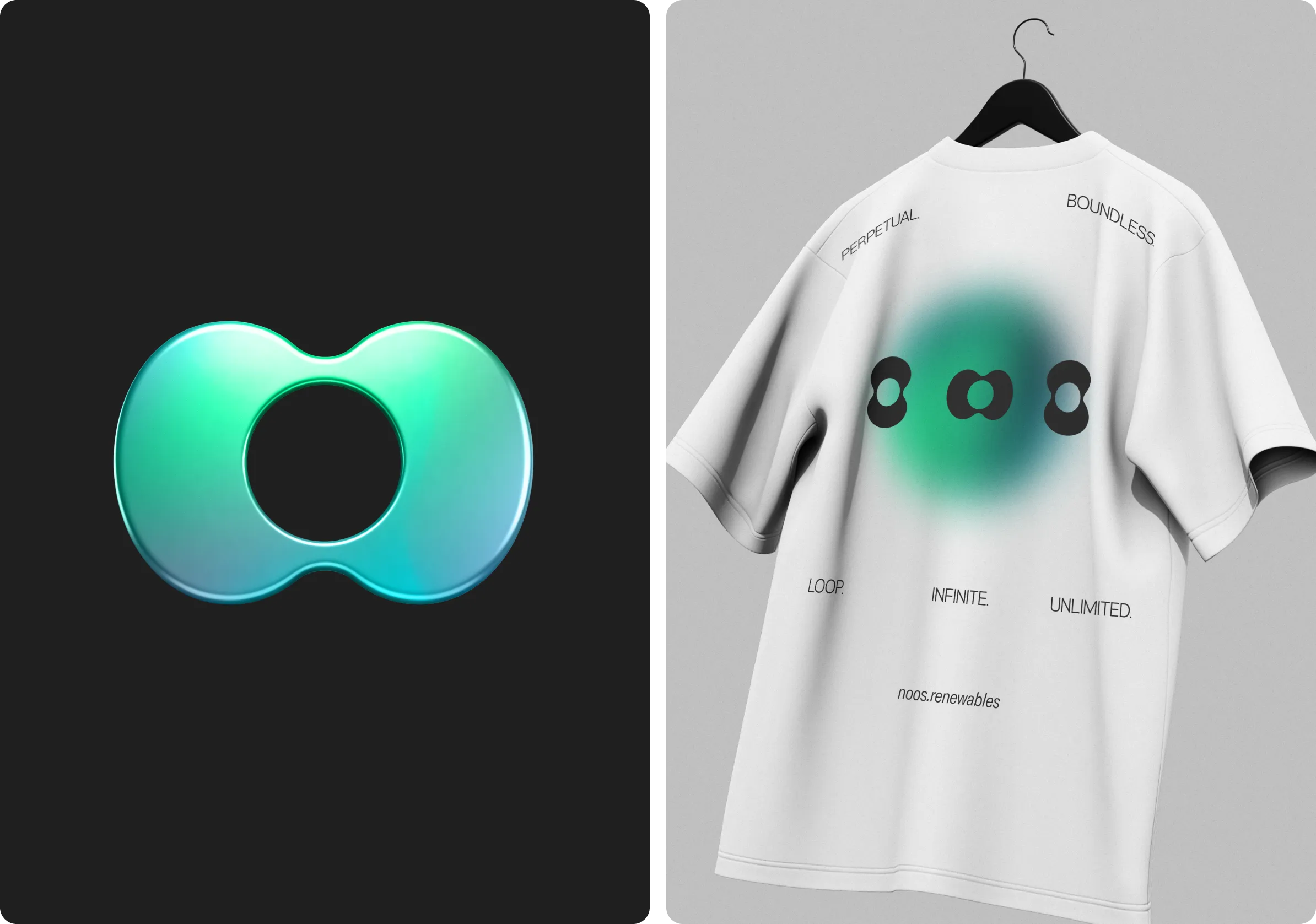 NOS Renewables Icon Mark & T-Shirt Design